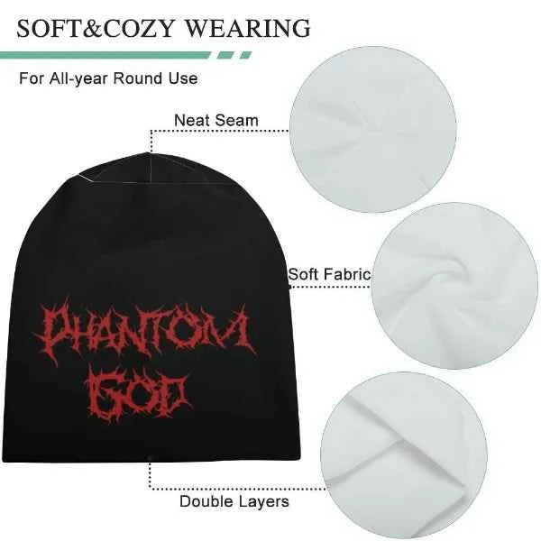 Phantom God Head Case Beanie Gothic Horror Hat