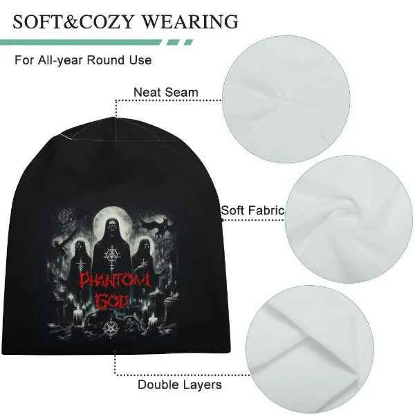Phantom God Trinity Beanie Gothic Horror Style Hat