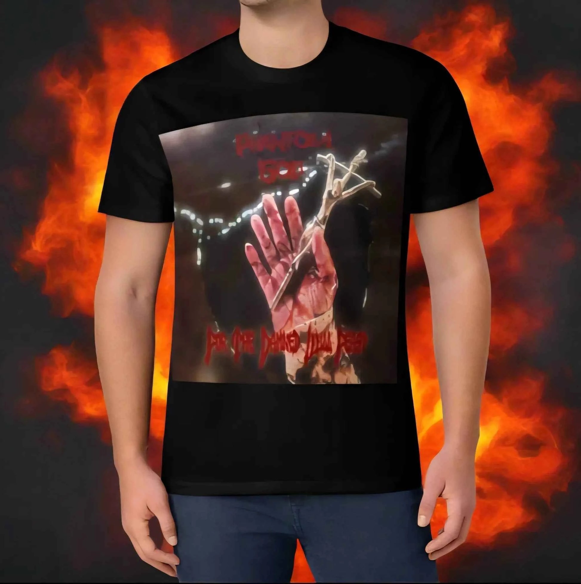 For The Damned Will Feast Shirt Gothic Ritual Tee