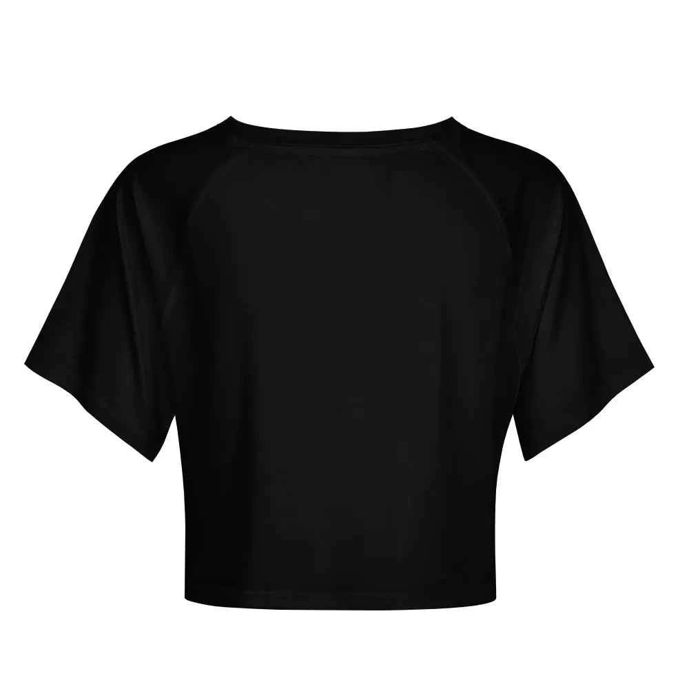 Phantom God Fanged Skull Gothic Horror Crop Top