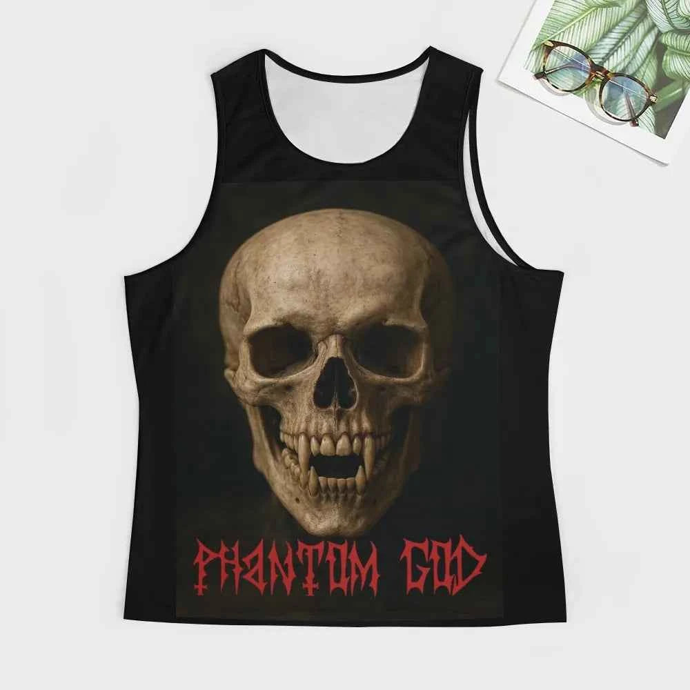 Phantom God Fanged Skull Vest for Ultimate Style and Edge
