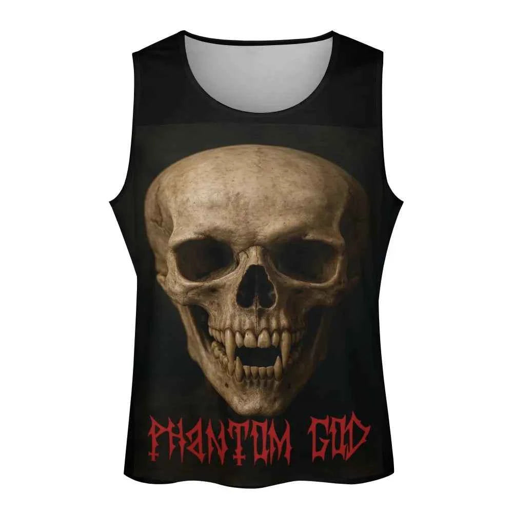 Phantom God Fanged Skull Vest for Ultimate Style and Edge