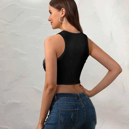 Phantom God Trinity Crop Top Gothic Horror Tank