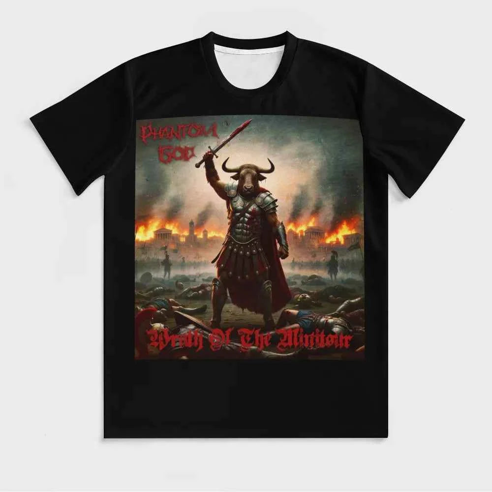 Phantom God Wrath of the Minitour Gothic Warrior T-Shirt